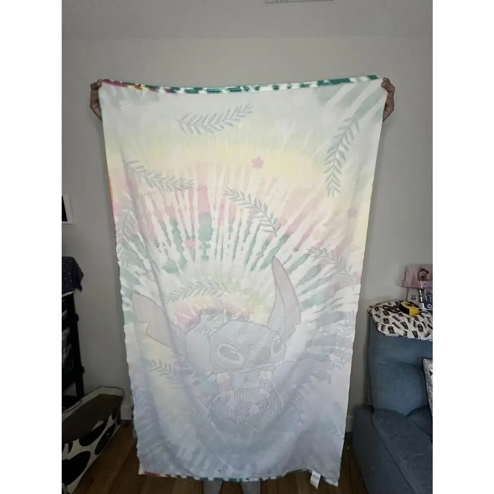Disney's Stitch Tie-Dye Beach Towel